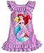 Disney Store Ariel Little Girls' Purple Ruffles Nightgown