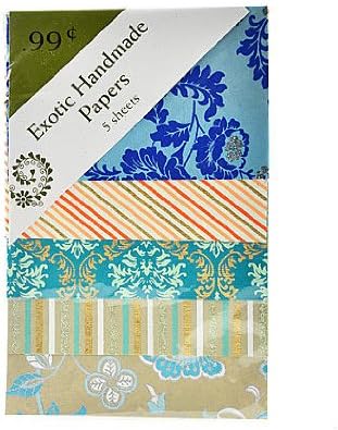 Shizen DesignDecorative Collage Paper. Mini Pack of 5 Sheets