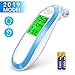 【2019 Model】Ear and Forehead Thermometer, Superior Medical Digital Infrared Temporal Thermometer for Fever, Upgraded Algorithm & Smart Chip for Best Accuracy, Instant Reading for Baby Kids and Adults