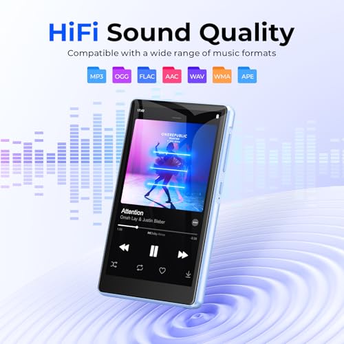 160GB MP3 Player with Spotify, Bluetooth and WiFi, 4.5 Inch Touchscreen, MP4 Player, Android Music Player 13 MP3 MP4 with Spotify, Play Store, Amazon Music, Deezer, FM Radio