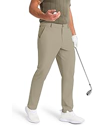 SNOWTEN Mens Golf Pants Classic Fit Stretch Work