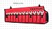 TEKTON WRN50190 Stubby Ratcheting Combination Wrench Set with Roll-up Storage Pouch, Metric, 8 mm - 19 mm, 12-Piece