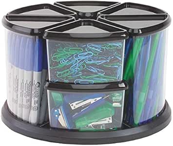 Carrusel de almacenamiento organizador – 9 Cubos: Amazon.es: Oficina y