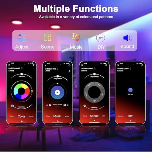 Macchiatto 10 m LED Neon Strip, DIY LED Strip with APP/Remote Control, Music Synchronization, Neon LED Gaming, Waterproof, for Indoor, Outdoor, Bedroom Decoration