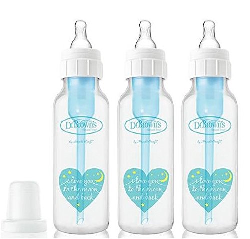 Dr. Brown's Baby Bottles - Love You to the Moon and Back 8 Oz. 3 Pack