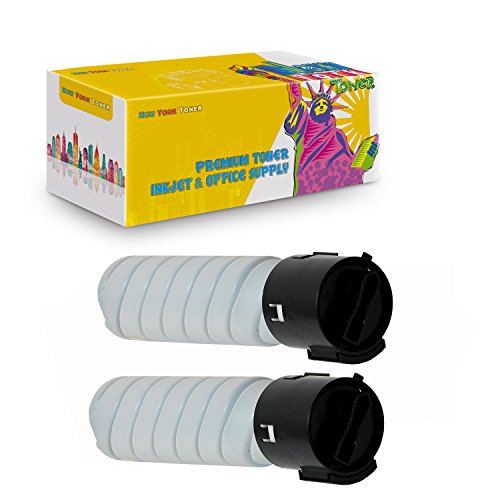 NYT Compatible High Yield Toner Cartridge Replacement for TN116 TN117 TN118 TN119 for Konica-Minolta BizHub 164, 165, 184, 185, 195, 215, 235, 7718, 7719, 7723 (Black, 2-Pack)