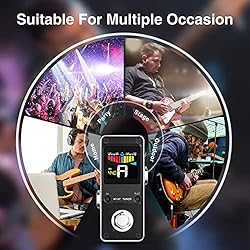 Guitar Tuner Pedal with True Bypass, Chromatic