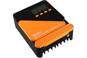 iSunergy 50A MPPT Solar Charge Controller 12V/24V Auto Adaptive - Dual Fans - Dual 5V/3A USB Output, for AGM, Gel, Flooded and Lithium