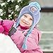 Disney Girls' Little Frozen Elsa Hat and Gloves Cold Weather Set, Purple/Blue, Age 4-7