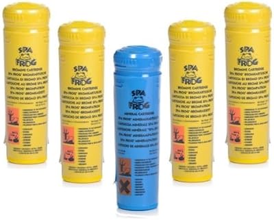 Spa Frog 4 Month Supply Bromine Cartridges 4x & Mineral Cartridge 1x