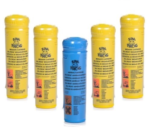 Spa Frog Bulk - 4 x bromine Cartrdge & 1 x Mineral Cartridge