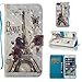 iPhone 7 Plus Case,iPhone 8 Plus Case,Durable Kickstand Wallet Case with Inner Silicone Bumper Cover Full Protective Flip Folio Shell Cover with Credit Card Holder for Apple iPhone 7 Plus-Tower