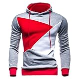 Next Class Men's Hooded Pullover Fleece Sweatshirt US L(Asian Tag size XXL) Light Gray