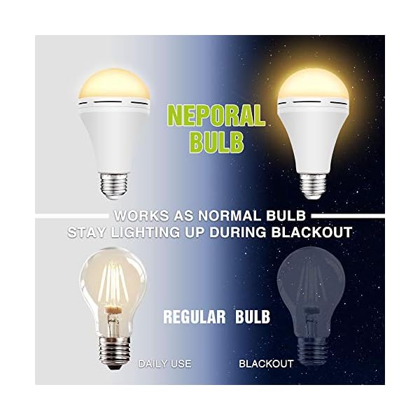 Neporal rechargeable light bulbs Clearance