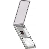 Honeybee Gardens Refillable Pressed Mineral Powder Foundation Compact with Puff & Mirror, Empty Customizable Makeup Kit, Travel-Friendly Luxury