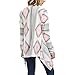 Little Hand Women's Geometry Cardigan Outwear Jacket Cape Cloak Knit Sweaters