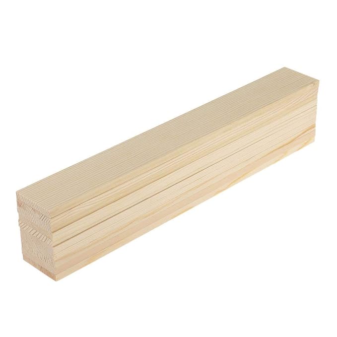 MOVE2WOOD Natural Pine Wood Rectangle Board Panel for Arts Craft High