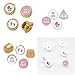 It's a Girl Baby Shower Kisses Candy Stickers, Pink Chocolate Drops Labels - 180 Count