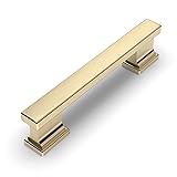 Amerdeco 10 Pack Brushed Brass Cabinet Pulls 3-3/4