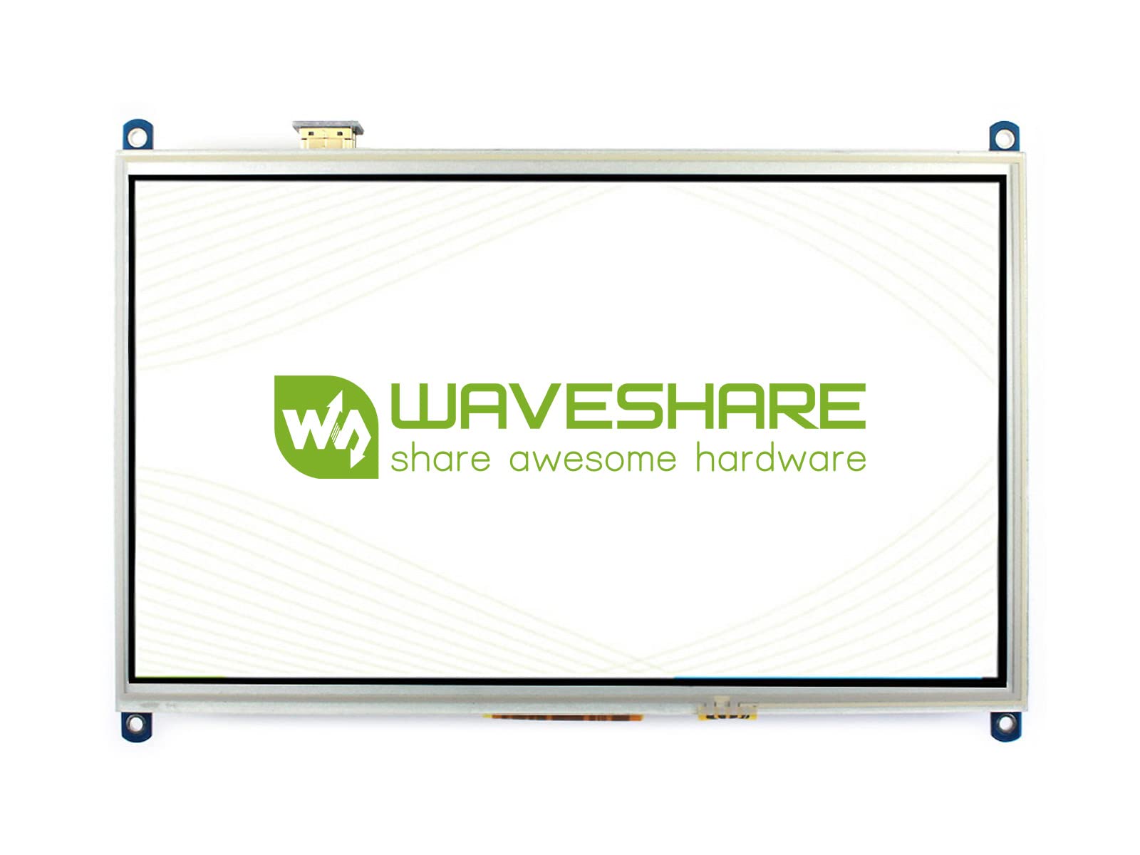Waveshare 10.1 inch Control Panel 1024×600 Resolution Resistive Panel Direct-Pluggable Compatible with Raspberry Pi 4B/3B+/3A+/3B/2B/1B+/1A+