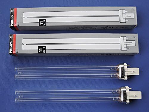 2 x philips tuv compact lamp pl s 11