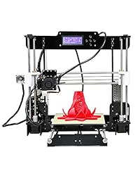 Impresora ANET A8 3D, pantalla LCD de acrílico para escritorio, 8.661 x 8.661 x 9.449 in, compatible con Windows XP 7 8 10, Mac, Linux