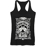 Johnny Cash Women's MIB Womens Tank Black