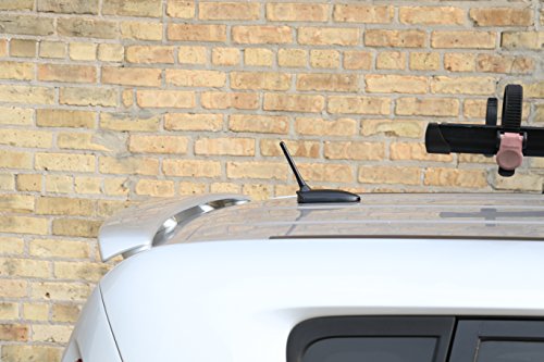 MADE IN USA - 2011-2014 Chrysler 200 - 4" SHORT Custom Black Aluminum Antenna