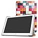 Acer Iconia One 10 B3-A40 / A3-A40 Slim Shell Case,Mama Mouth Ultra Lightweight PU Leather Standing Cover for 10.1