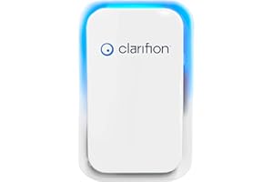 Clarifion - ионизаторы воздуха для дома (1 упаковки), система фильтрации с отрицательными ионами, тихий освежитель воздуха для спальни, офиса, кухни,