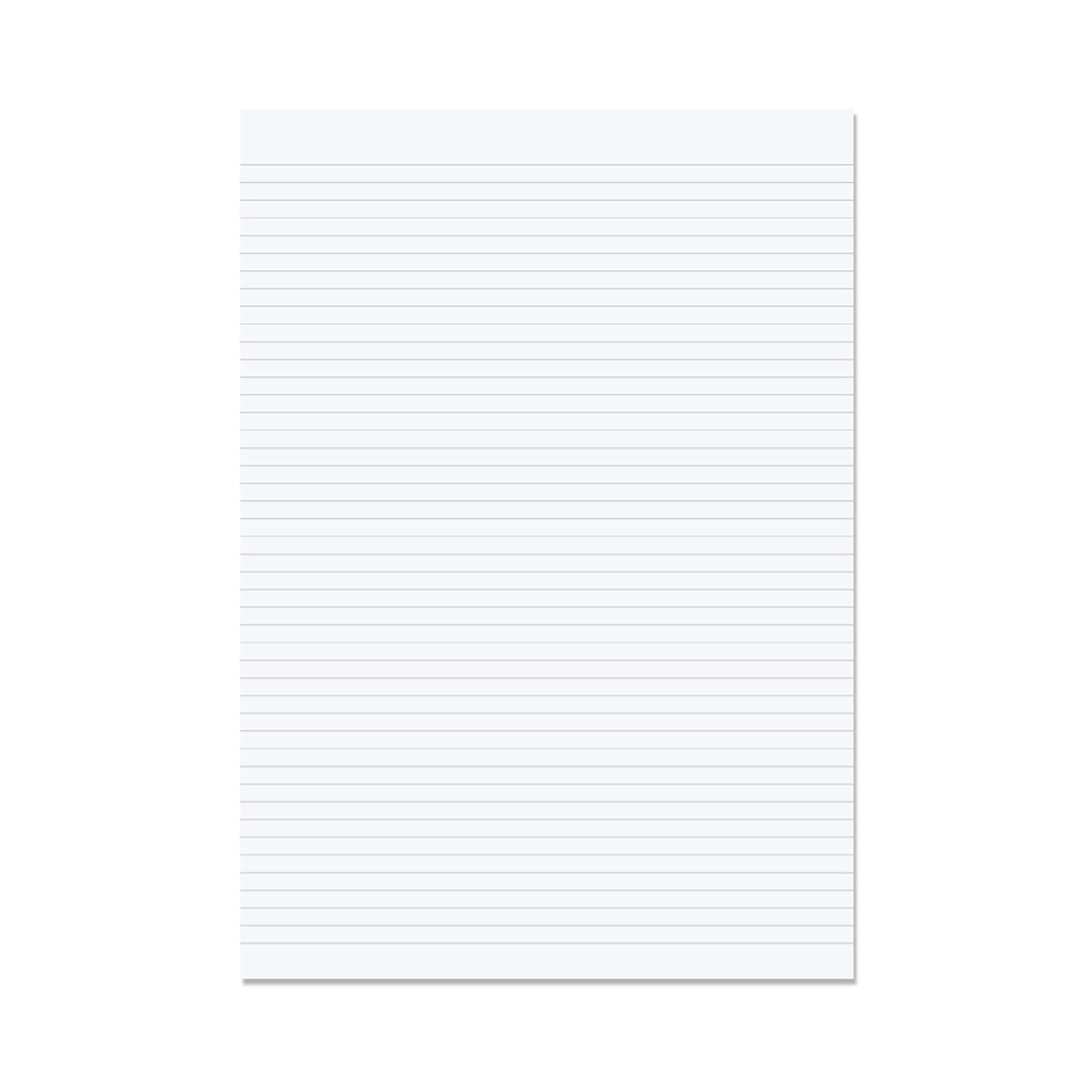 RHINO A4 Loose Leaf Lined Paper, 500 Sheets / 1000 Page, 6mm Lined Paper, Non Hole Punched, School & Office Stationery Supplies