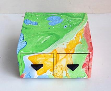 Arka Designs 2 Drawer Box Mdf 8 X 8 X 4 Amazon In Home