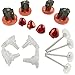 Upgraded Crash Pack Replacement Motor Bases Gears Propeller Covers Gear Shaft Sleeve Spare Parts for Syma X8SC X8SW