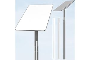 JUYEER 9.3ft Starlink Pole Mount - Starlink RV Pole Kit with Starlink Gen 2 Adapter, Starlink Ground Pole Mount, Aluminum Click in Design Starlink Pipe Adapter Included (NOT for GEN 3)