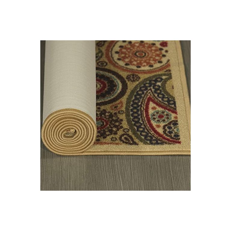 Ottomanson OTH21523X10 Ottohome Paisley Runner Rug, 2'7" X 9'10