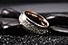 King Will Meteor 8mm 14K Gold Plated Domed Tungsten Carbide Ring Imitated Meteorite Wedding Band Comfort Fit Size5-15