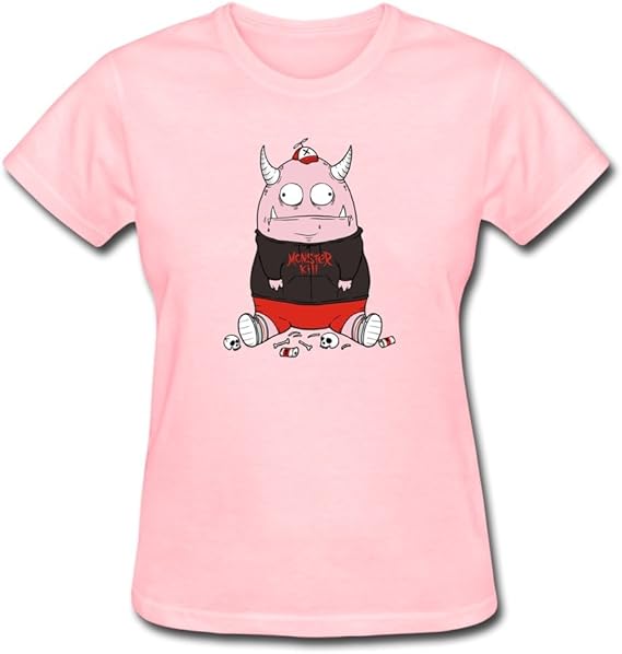 Amazon 顔春 可愛い ピンクモンスター Pink Monster ファション レディス 半袖tシャツ Pink L 服 ファッション小物 通販 Amazon 顔春 可愛い ピンクモンスター Pink Monster ファション レディス 半袖tシャツ Pink L 服 ファッション小物 通販