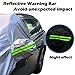 Big Ant Windshield Snow Cover, Magnetic Elastic Hooks Fixed Four Wheels & Reflective Warning Bar on Mirror Covers - Ice Sun Frost and Wind Proof in All Weather, Fit for Most Vehicle