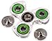 Sunnytech 1PC Fidget Spinner Toy EDC Exquisite Hand Spinner DIY Puzzels for ADHD Anxiety Boredom HS27-2 Green
