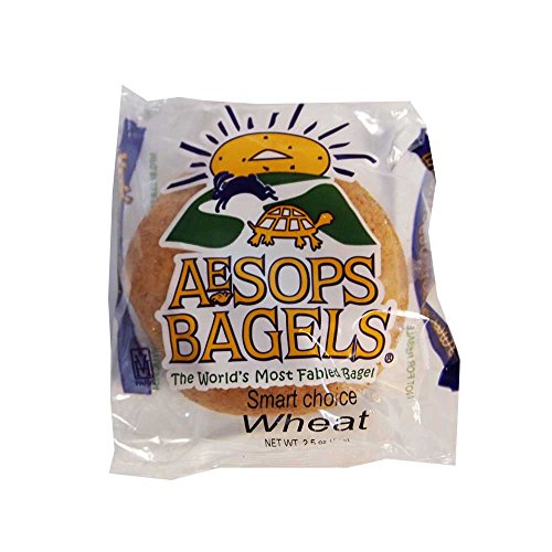 Smart Choice Whole Grain Sliced Individually Wrapped Honey Wheat Bagels, 2.5 Ounce -- 75 per case.