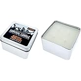SE 4 Wicks Survival Candle in Tin Box, 48 Total Hours/12 Hours Per Wick Top Layer Soy Wax, Great Light Source Gear for Survival, Camping, Blackout & Peace of Mind