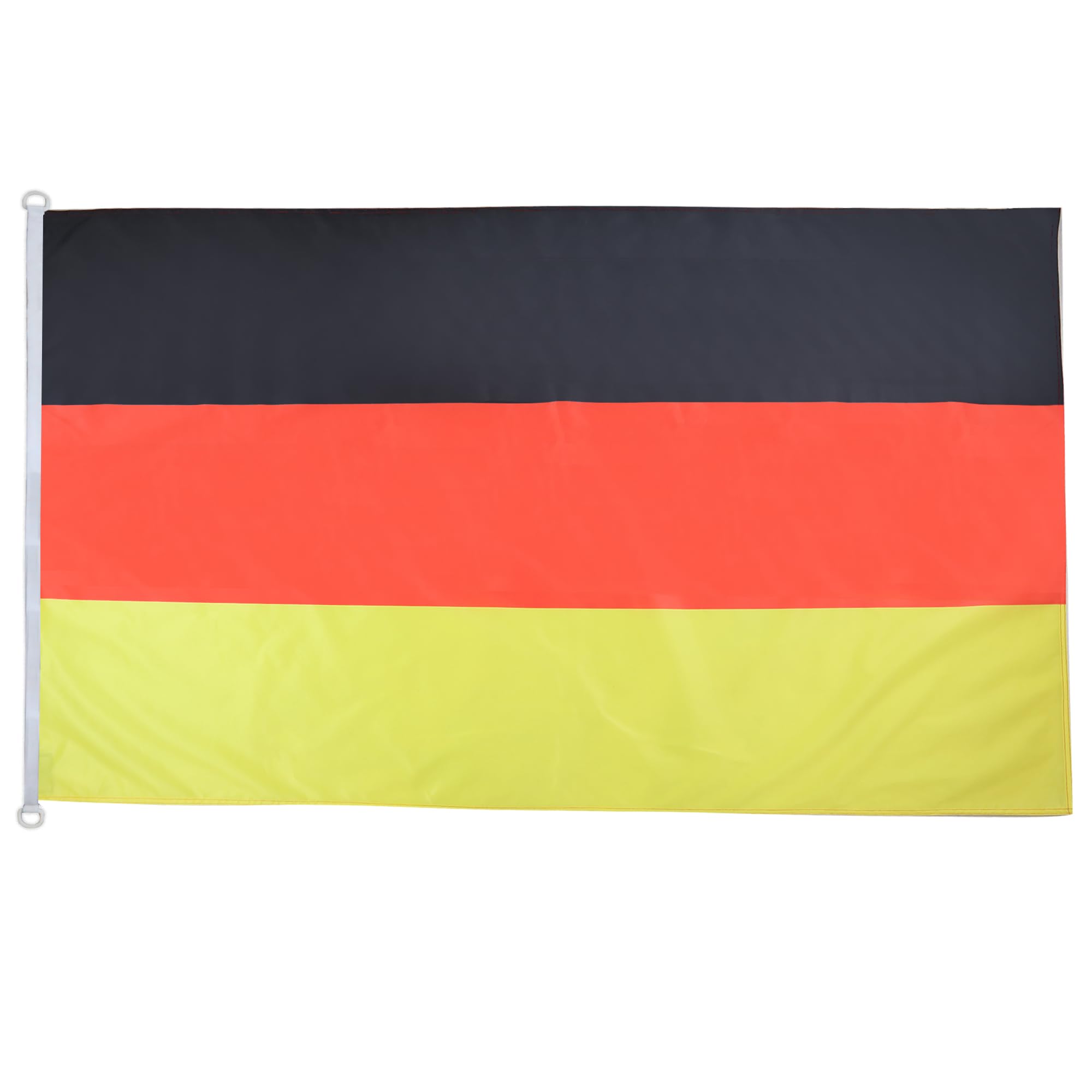AZ FLAG - Germany Flag - 3x5 Ft - External Use - German Banner Knitted Polyester with Two Plastic Rings - Fade Resistant - Vivid Colors - 3' x 5' Feet - 150x90 Cm