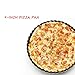 TOTOONE Non-stick 9 inch Fluted Pizza Pan Quiche Pan With Removable Loose Bottom Tart Pie Pan Pie Pan BM1036