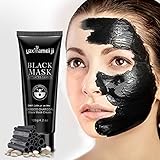 Blackhead Remover Mask, Black Mask Deep Cleansing Peel Off Acne Mask Active Charcoal Tearing Mask for Face Nose - Best Mud Facial Mask 120g (4.23 Oz)