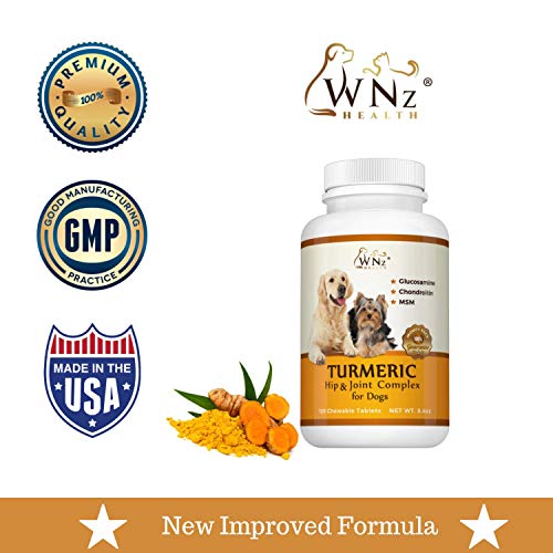 Turmeric Hip & Joint Complex for Dogs with Glucosamine Chondroitin MSM