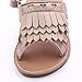 DZT1968® Baby Girl Anti Slip Tassels Sandal Shoes Prewalker (0~6 Months Baby, Khaki)