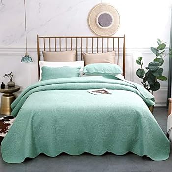 Amazon.com: VEEYOO Bedspread Coverlet Set 3 Pieces - Soft