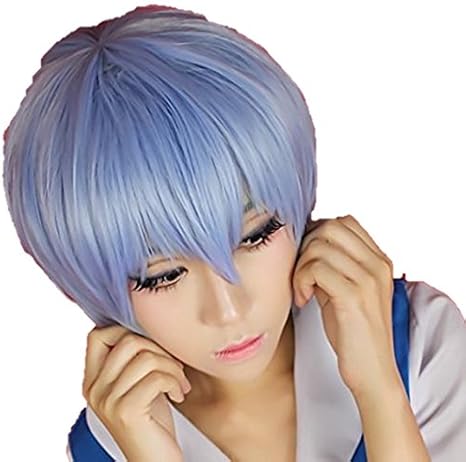 Amazon Hisカンパニー 新世紀エヴァンゲリオン Eva 綾波レイ あやなみ レイ 風 コスプレ 眼帯 ウィッグ ウィッグネット スタンド 静電気防止クシ付 5点セット 耐熱 男女通用 ユニセックス かつら アニメ 変装 仮装用 コスチューム コスプレ 道具 コスプレ 仮装 通販