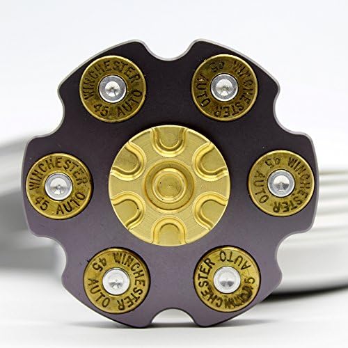 2017 New design Revolver Ceramic Bearing Pure Copper Fidget Hand Spinner Focus Anti Stress Rotating at least 8 Min