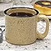Santa Fe Ceramic Campfire Coffee Mug in Fleck Sand Beige 12 oz.